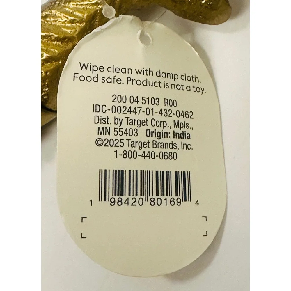 Threshold Gold Reindeer Head Wine Bottle Stopper 6